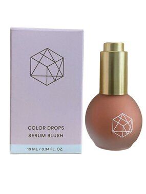 Em Cosmetics Color Drops Serum Blush in Peachy Peach 0.34oz 10mL